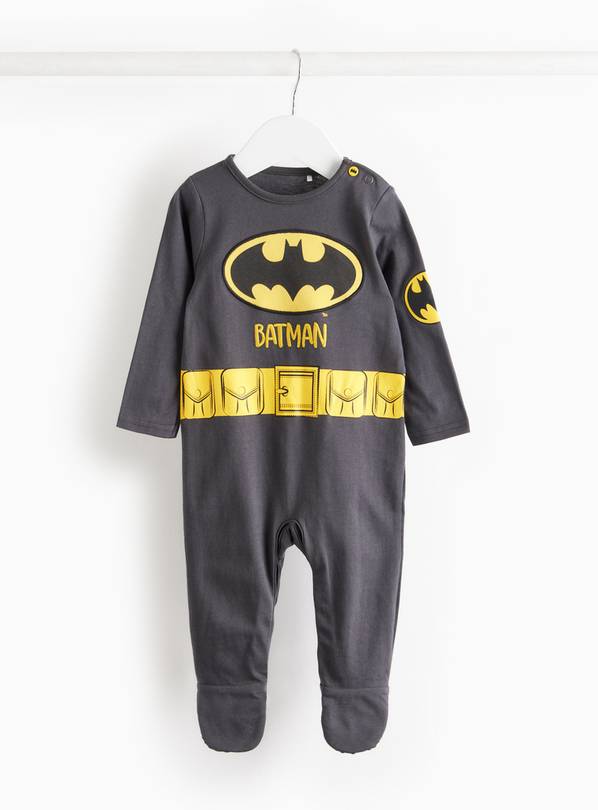 Novelty Batman Sleepsuit Up to 3 mths